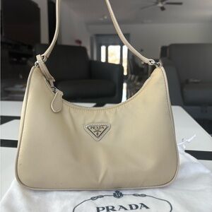 Prada Beige Shoulder Bag